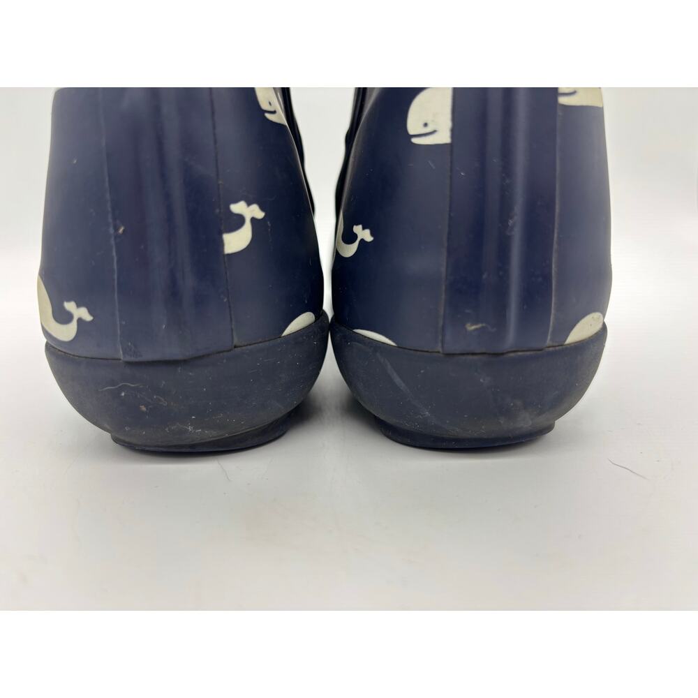London Fog Piccadilly whale ankle rain boots coastal grandma fisherman - Picture 8 of 10